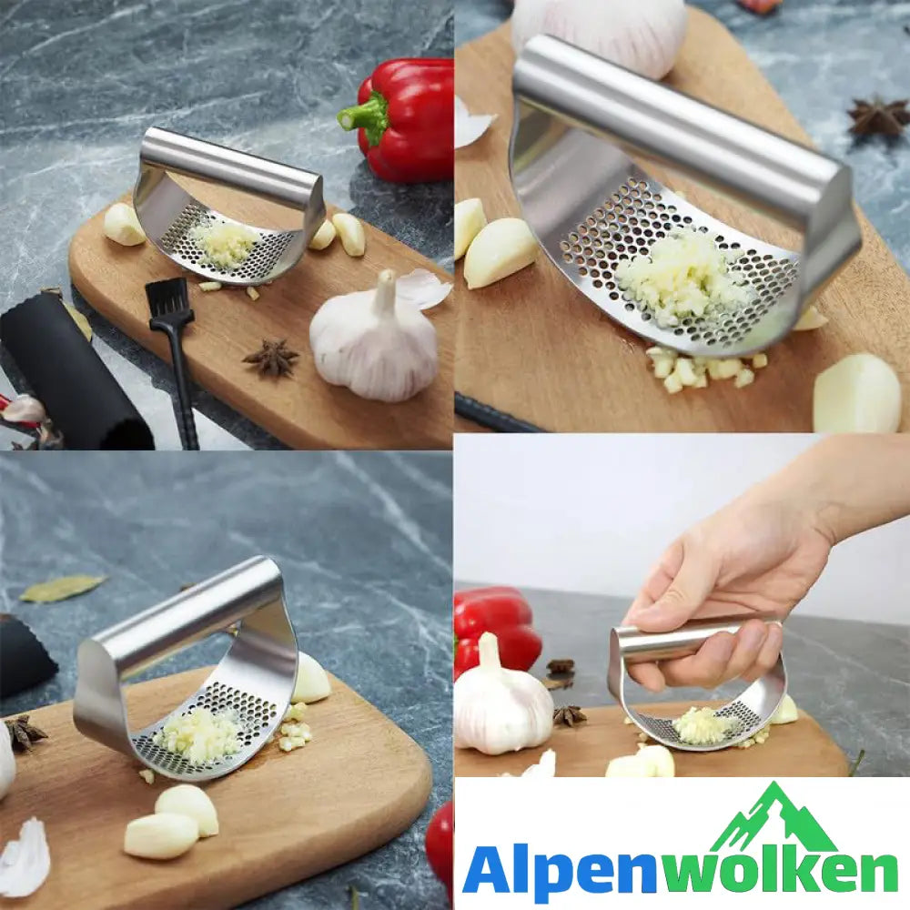 Alpenwolken - Neuer Knoblauchpresser aus Edelstahl