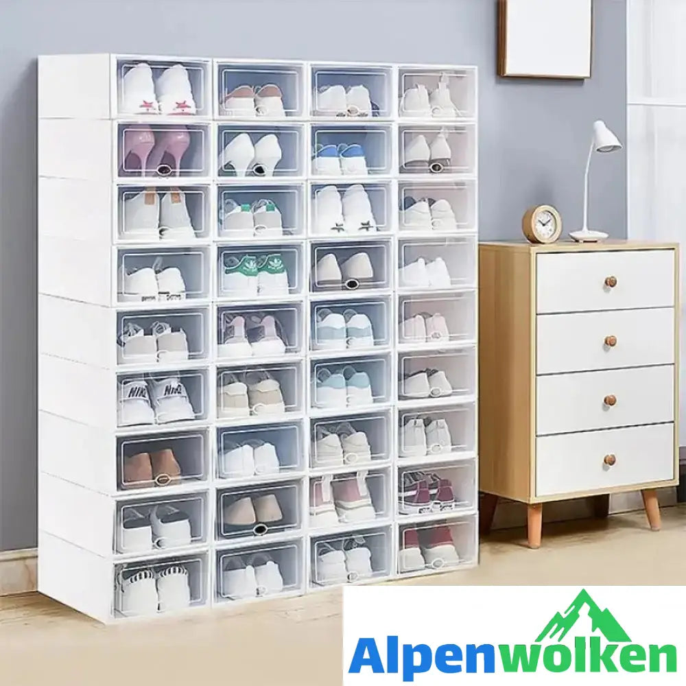 Alpenwolken - Neuer Schuhkarton mit Schubladen