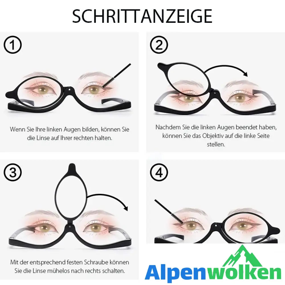 Alpenwolken - 🔥Neujahrsverkauf🎁Klare Make-up-Brille