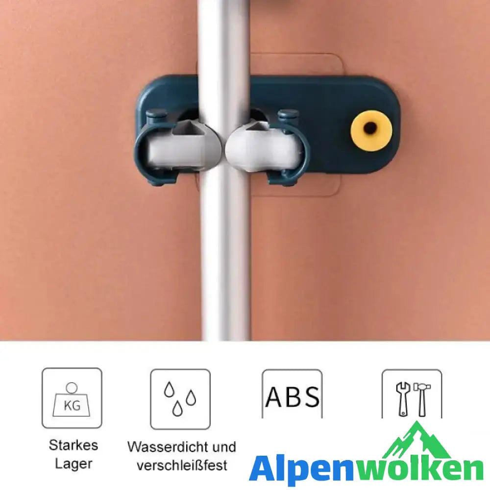 Alpenwolken - New 2 In 1 Multifunktionaler Besenhalter