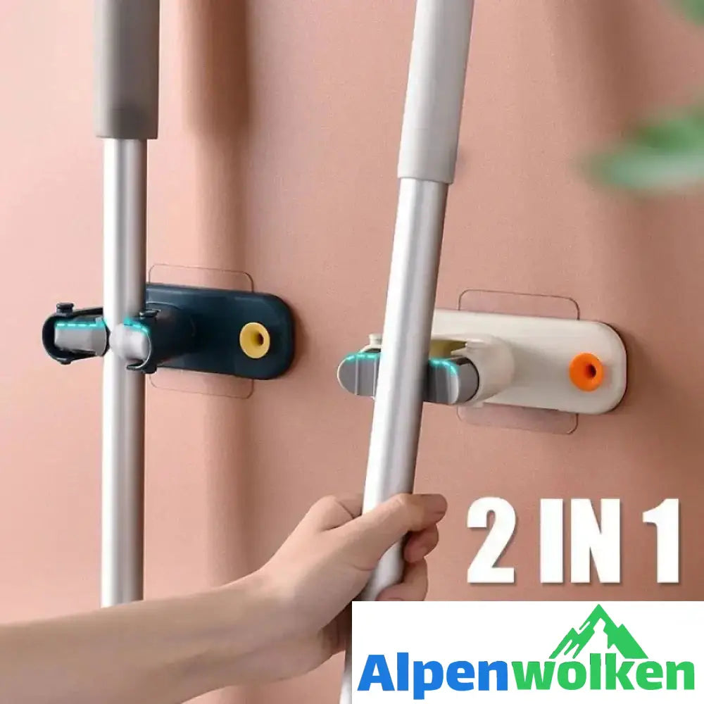 Alpenwolken - New 2 In 1 Multifunktionaler Besenhalter