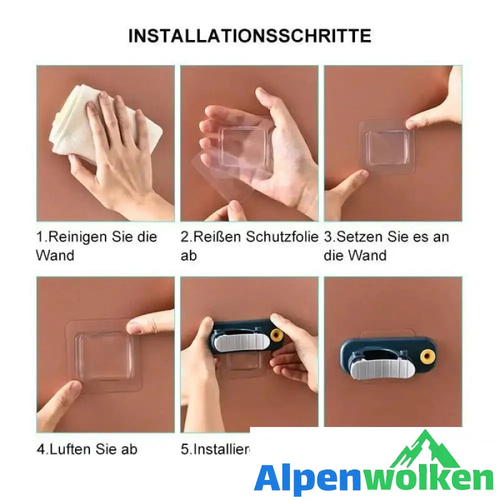 Alpenwolken - New 2 In 1 Multifunktionaler Besenhalter