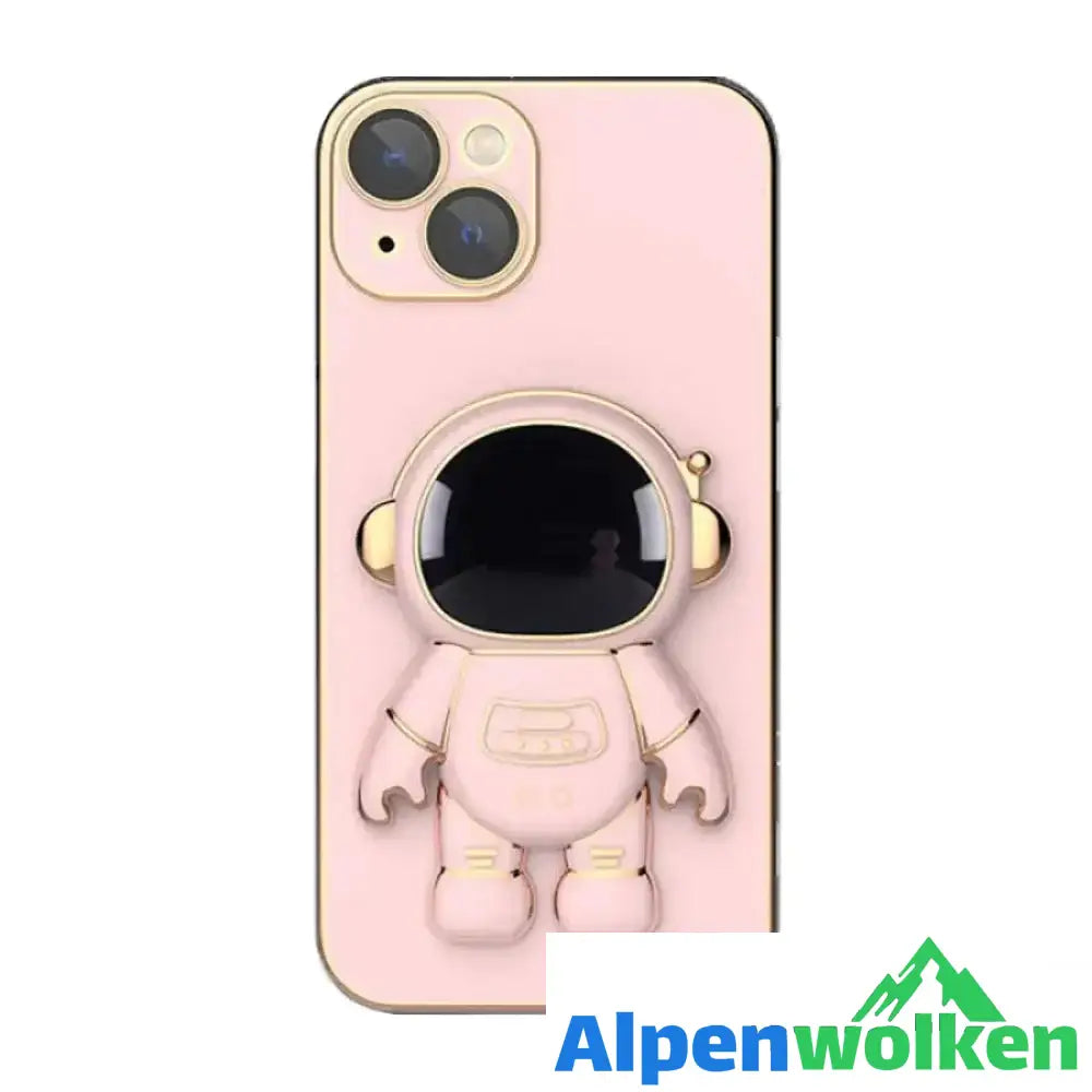 Alpenwolken - Niedliche Astronauten-Handyhülle für iPhone rosa