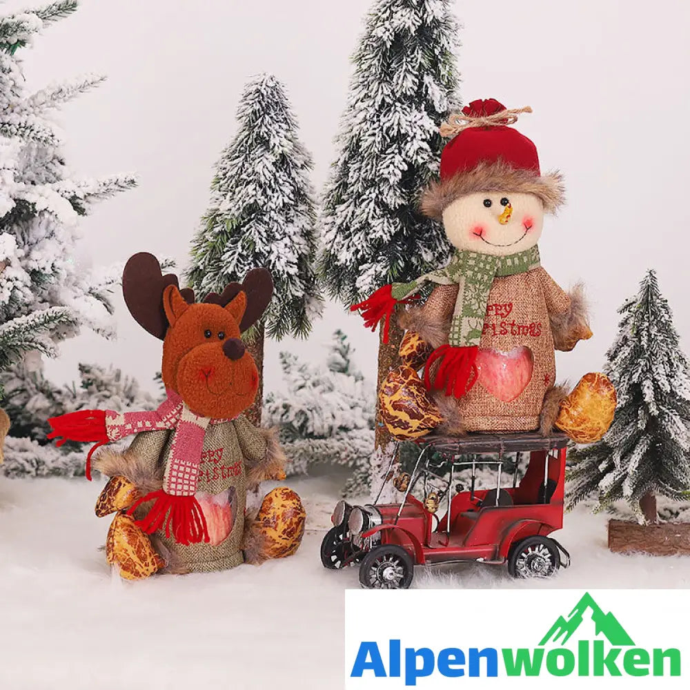 Alpenwolken - Niedliche Geschenktüte für Weihnachten