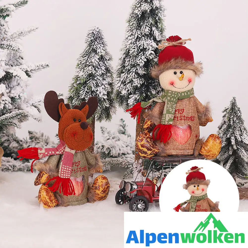 Alpenwolken - Niedliche Geschenktüte für Weihnachten