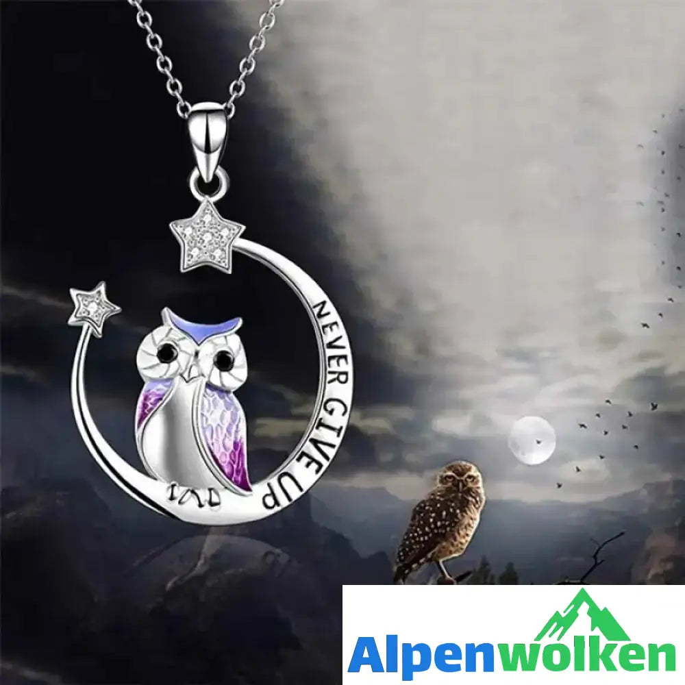 Alpenwolken - Niemals aufgeben Eulenkette