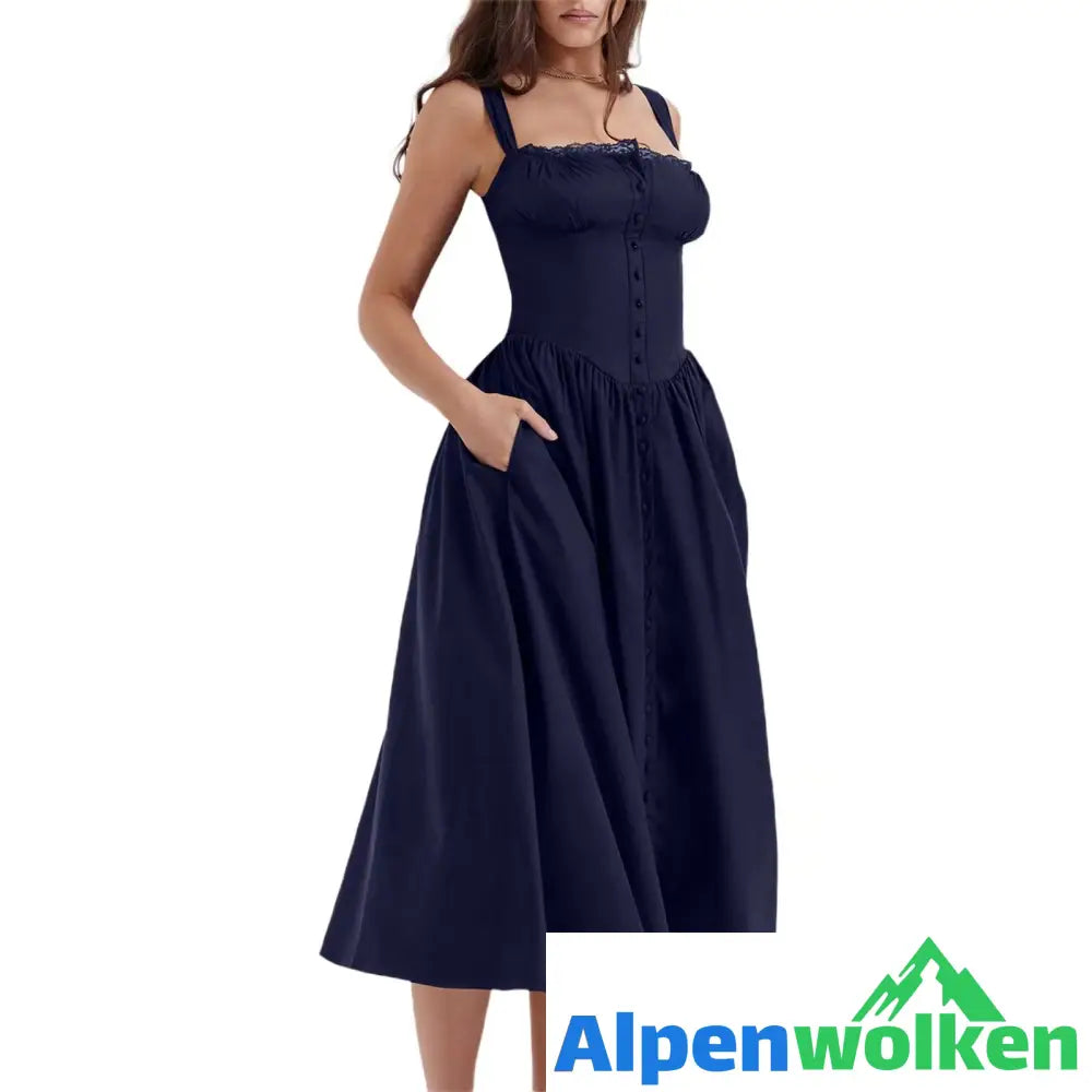 Alpenwolken - Nina - Schwarze Schönheit - Das perfekte schwarze Kleidchen Dunkelblau