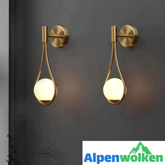 Alpenwolken - Nordic Creative Metall-Wandleuchte