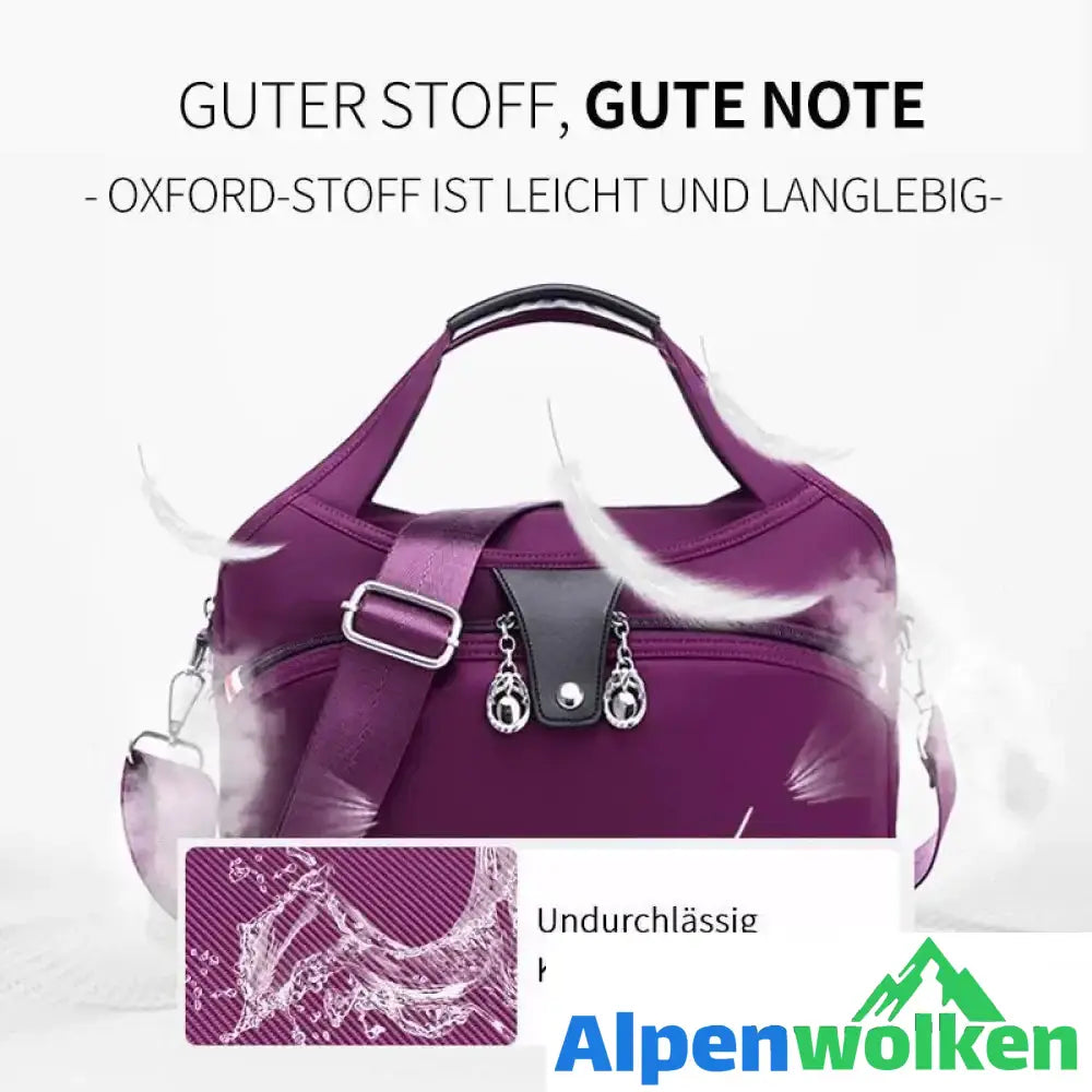 Alpenwolken - Nylon Handtasche/Umhängetasche mit großer Kapazität