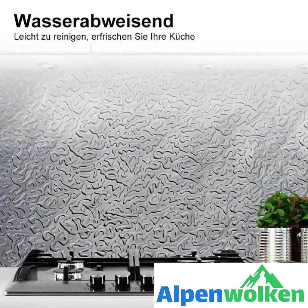 Alpenwolken - Ölbeständige Küchenaufkleber