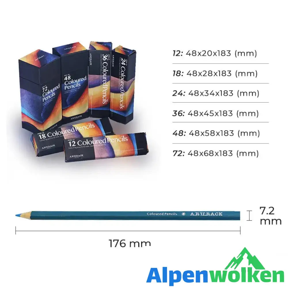 Alpenwolken - 🔥Öliges Buntstift-Set---Buntstifte