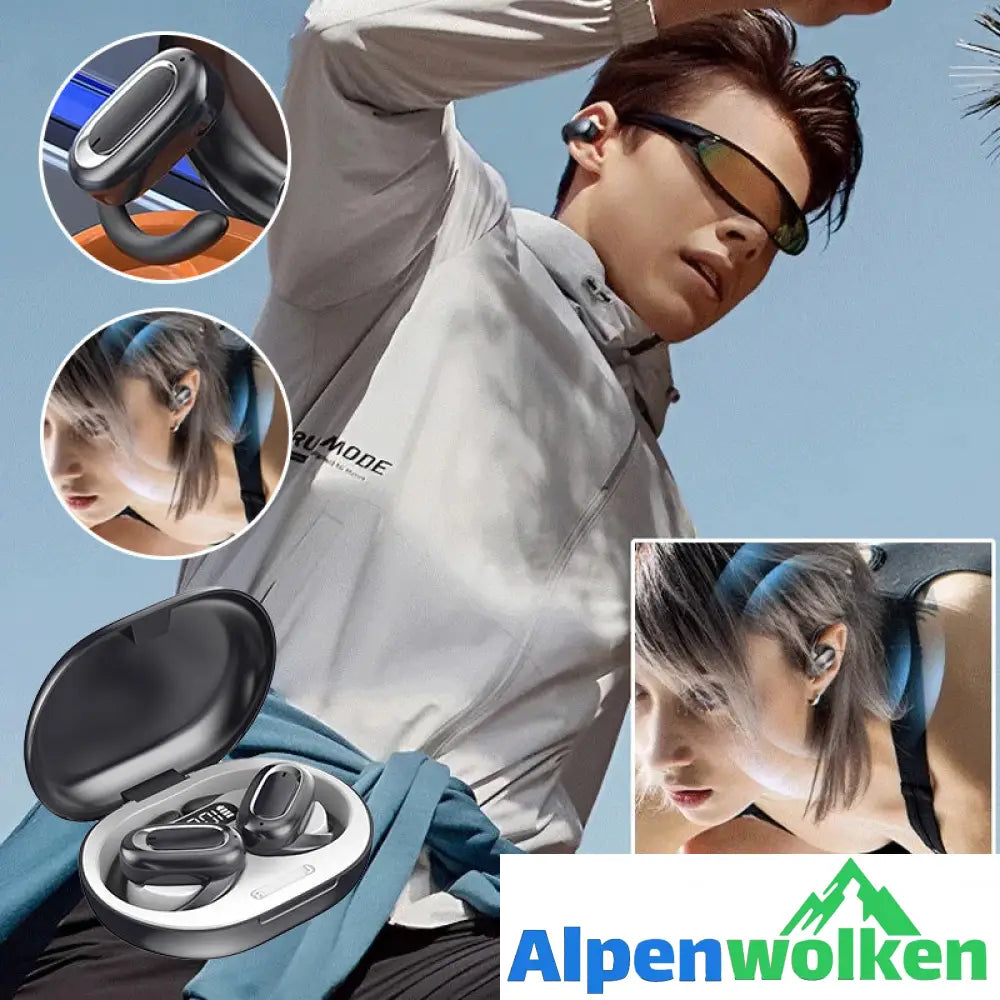 Alpenwolken - 🎧Offenes Bluetooth-Headset mit 3D-Surround-Sound