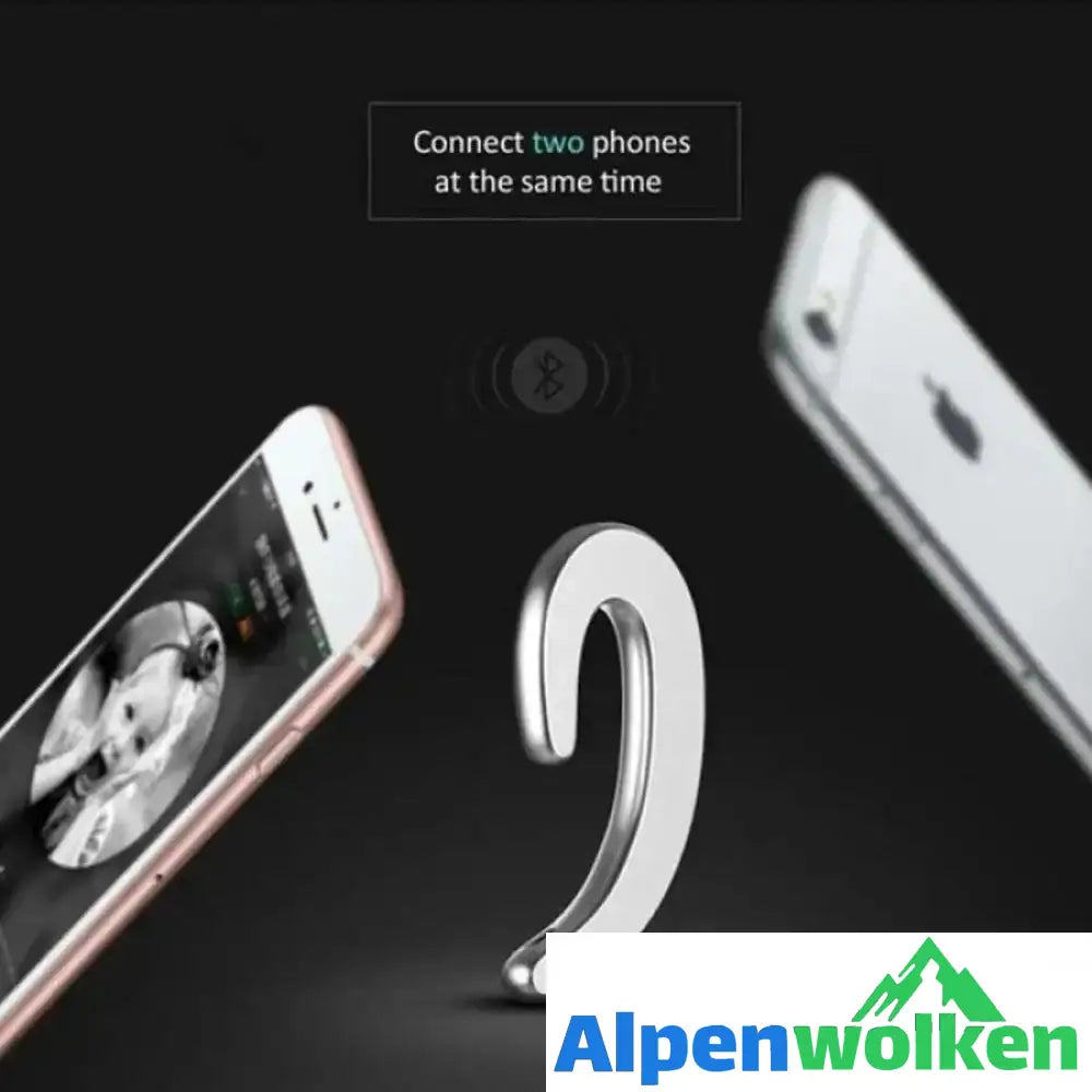 Alpenwolken - Ohrhaken Drahtloser Bluetooth-Kopfhörer