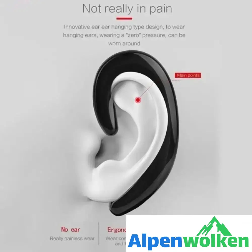 Alpenwolken - Ohrhaken Drahtloser Bluetooth-Kopfhörer