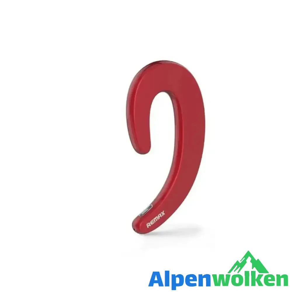 Alpenwolken - Ohrhaken Drahtloser Bluetooth-Kopfhörer Rot