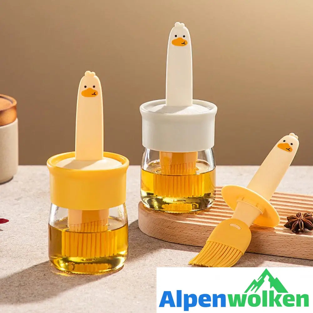 Alpenwolken - Oil Dispenser with Brush for BBQ