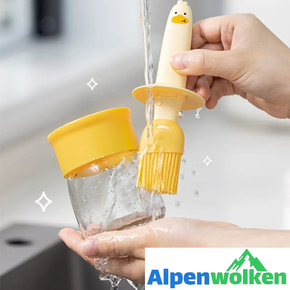 Alpenwolken - Oil Dispenser with Brush for BBQ