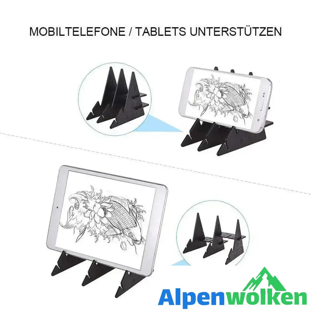 Alpenwolken - Optische Bildzeichenplatte