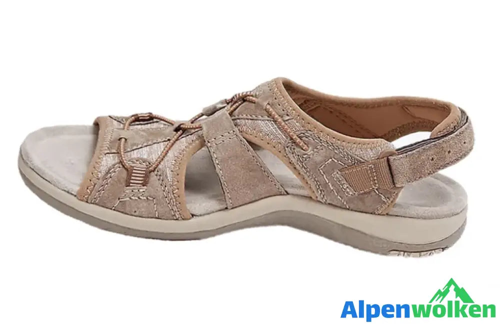 Alpenwolken - ORTHOPÄDISCHE DAMEN-SANDALEN Braun