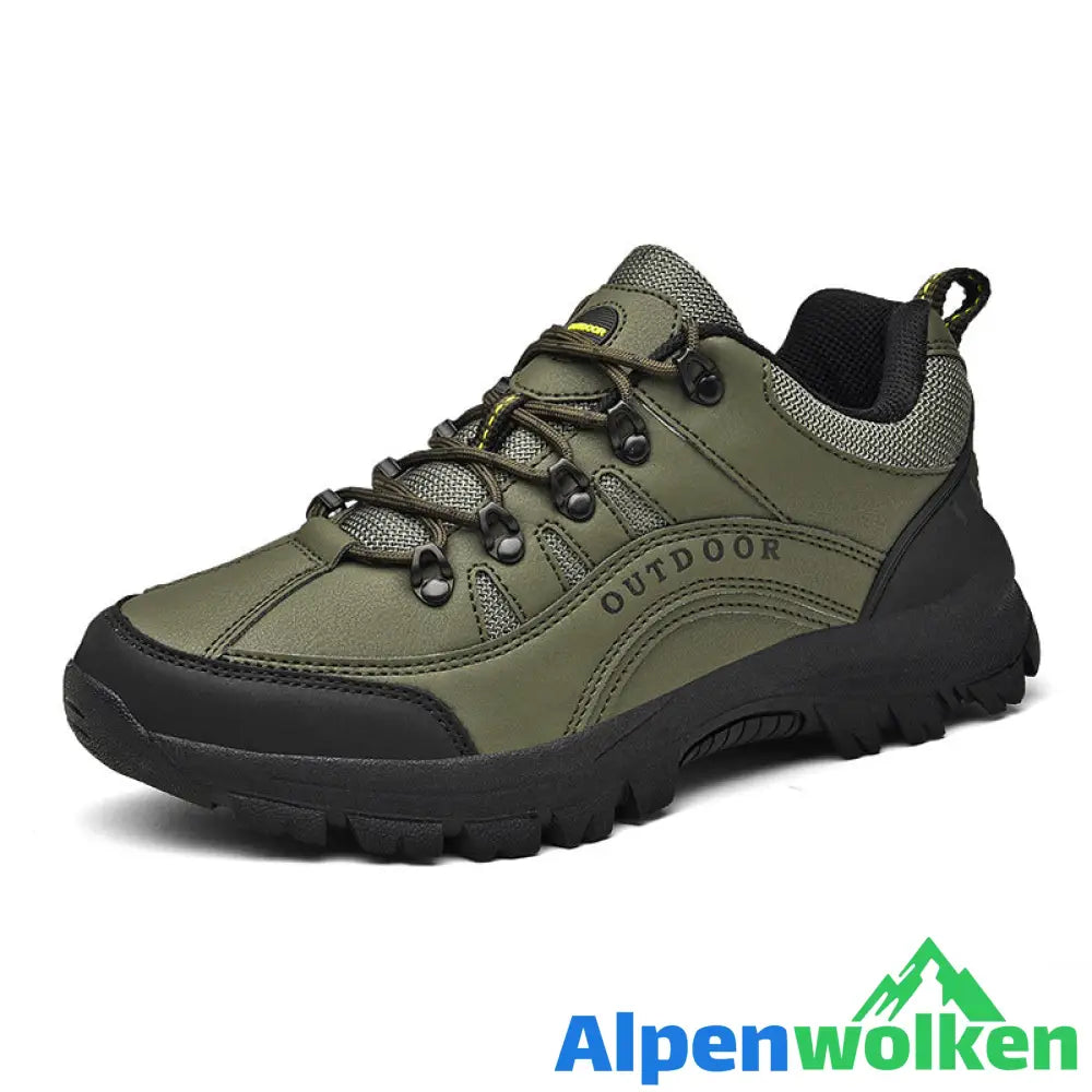 Alpenwolken - orthopädische Outdoor- & Wanderschuhe Grün