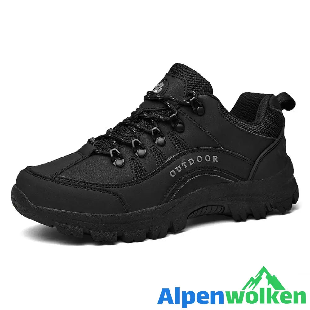 Alpenwolken - orthopädische Outdoor- & Wanderschuhe Schwarz