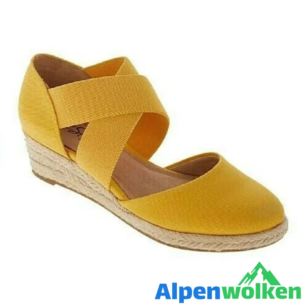 Alpenwolken - Orthopädische Sandalen "Alice" - Berlin Schneider™ Gelb