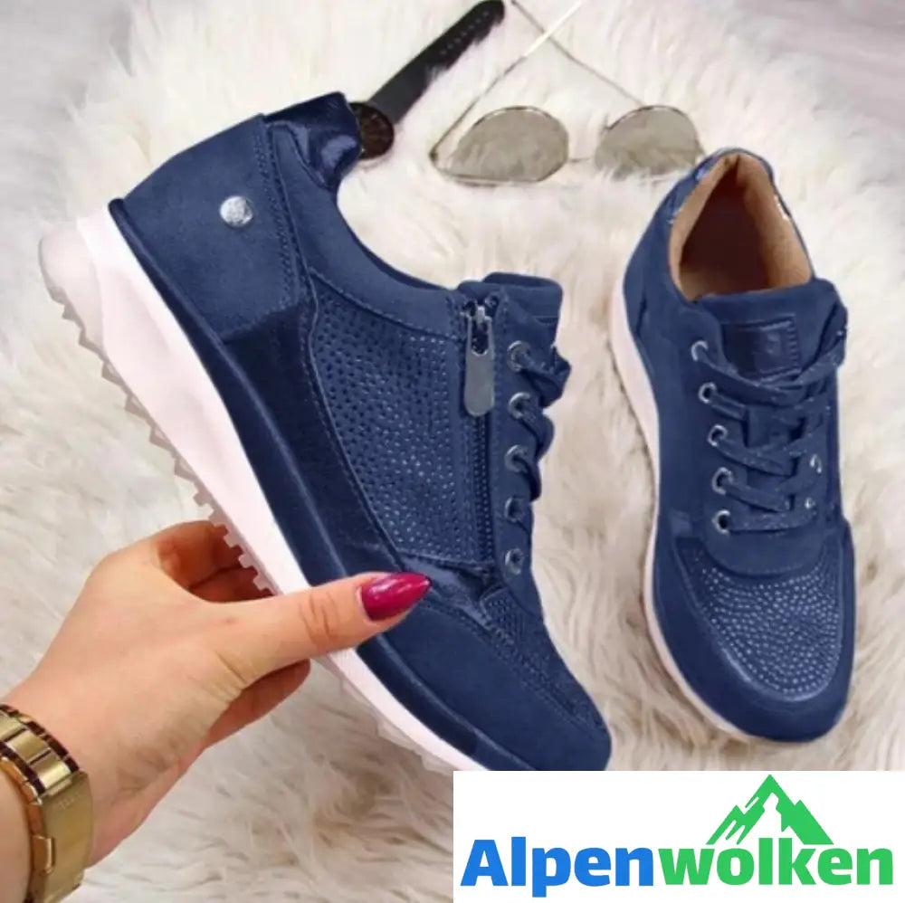 Alpenwolken - Orthopädische Schuhe - Bequem und stilvoll Blau