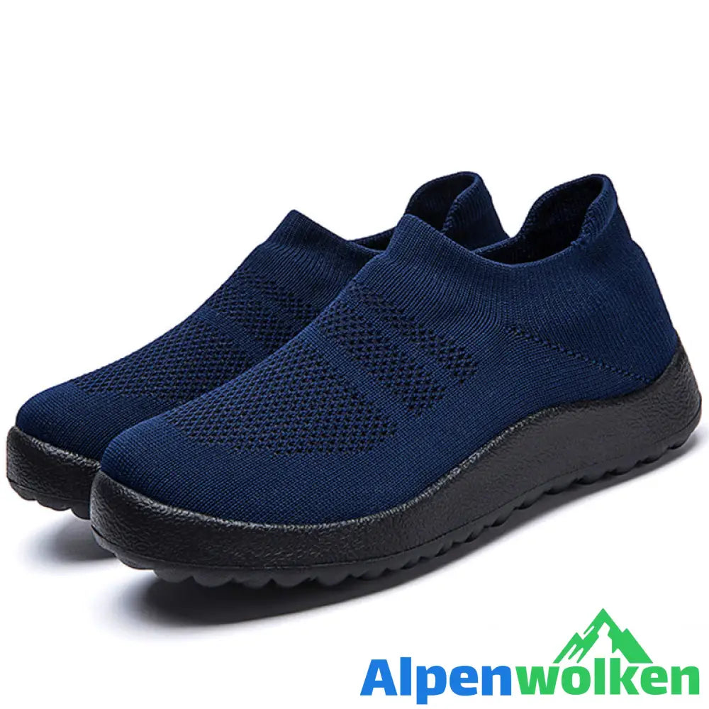 Alpenwolken - Orthopädische Schuhe für Männer Dehnbare Passform Schaumstoffpolsterung Zum Hineinschlüpfen Mesh