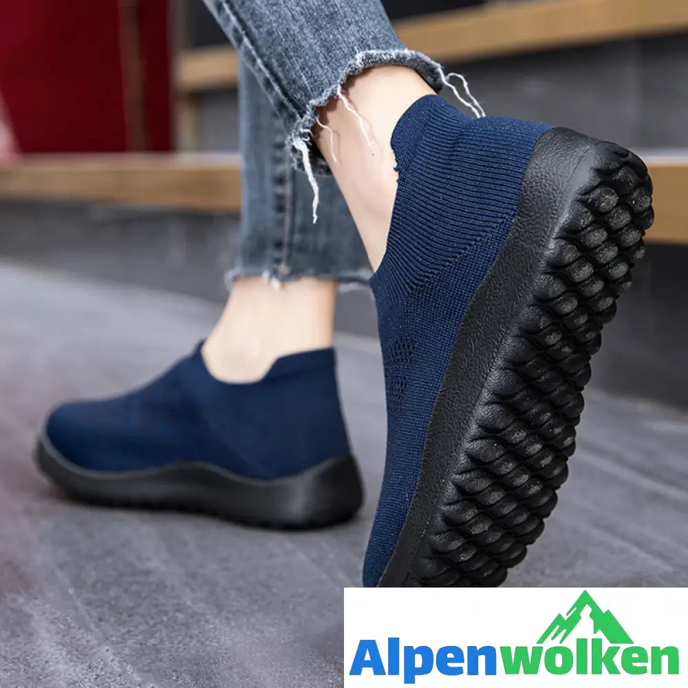 Alpenwolken - Orthopädische Schuhe für Männer Dehnbare Passform Schaumstoffpolsterung Zum Hineinschlüpfen Mesh