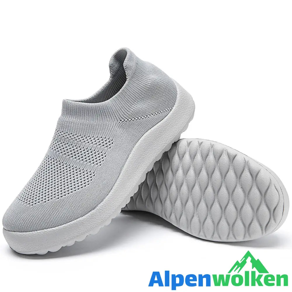 Alpenwolken - Orthopädische Schuhe für Männer Dehnbare Passform Schaumstoffpolsterung Zum Hineinschlüpfen Mesh