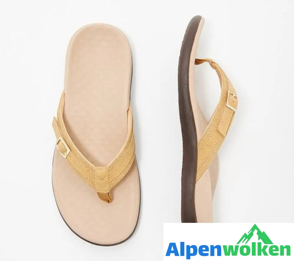 Alpenwolken - Orthopädische Sommersandalen - Berlin Schneider™ Gelb