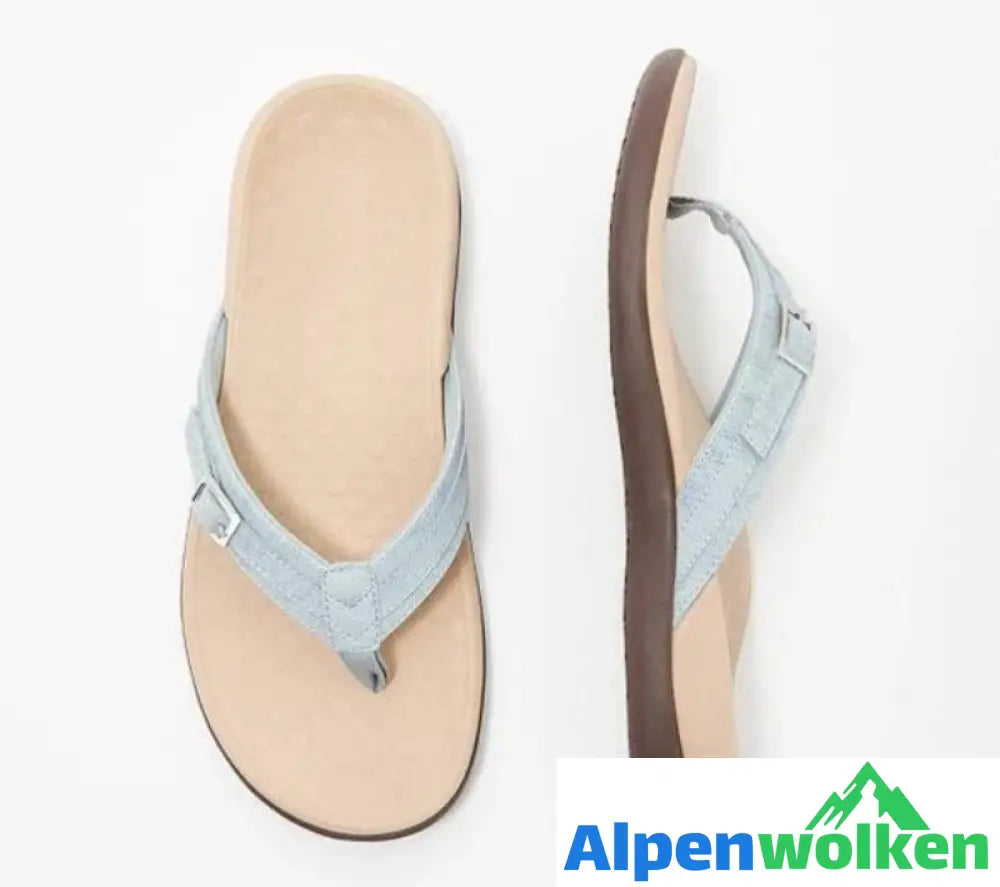 Alpenwolken - Orthopädische Sommersandalen - Berlin Schneider™ Himmelblau