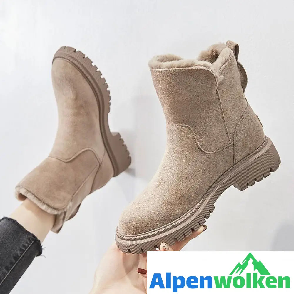 Alpenwolken - Orthopädische Stiefelette Beige