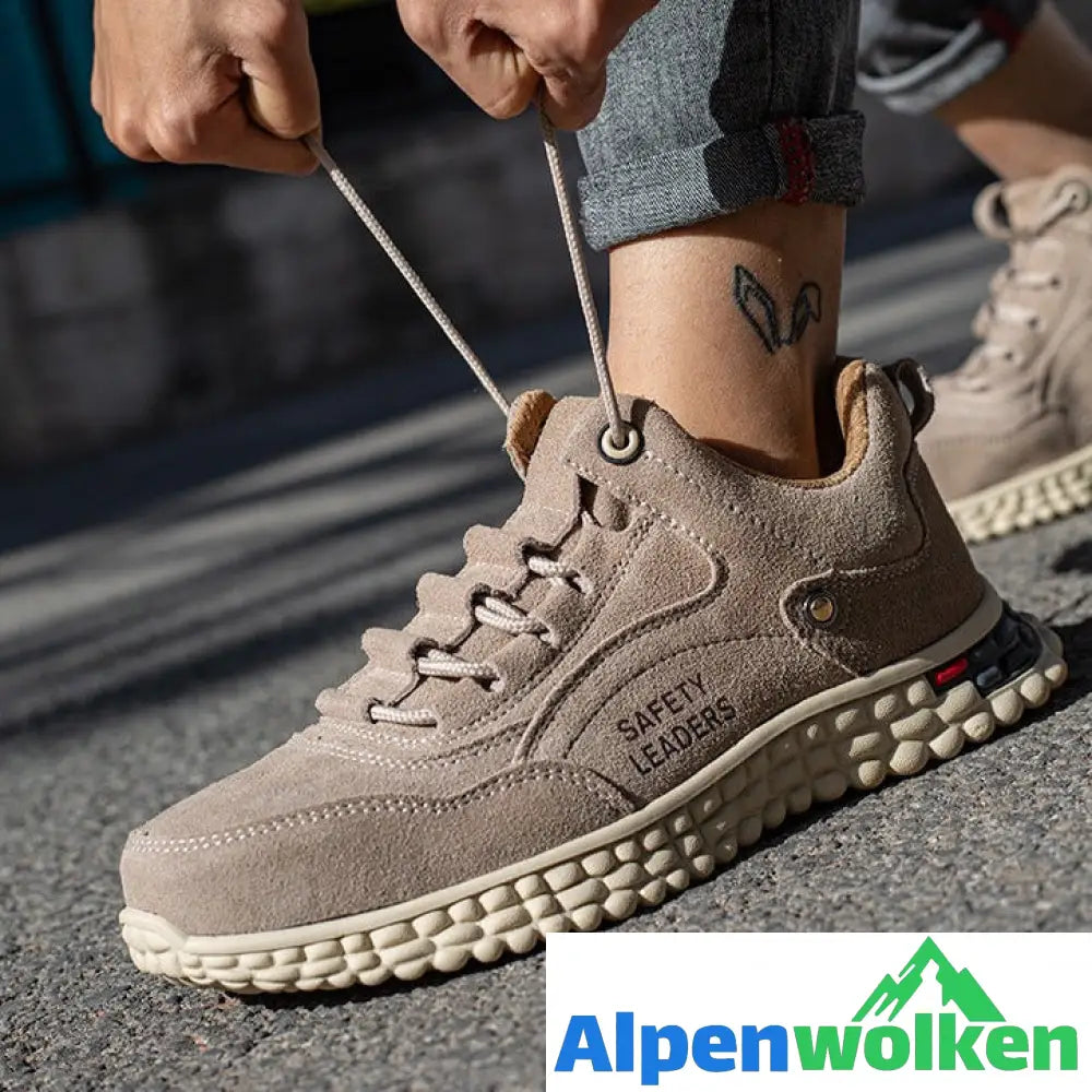 Alpenwolken - Orthopädischer Arbeits- und Sicherheitsschuh braun