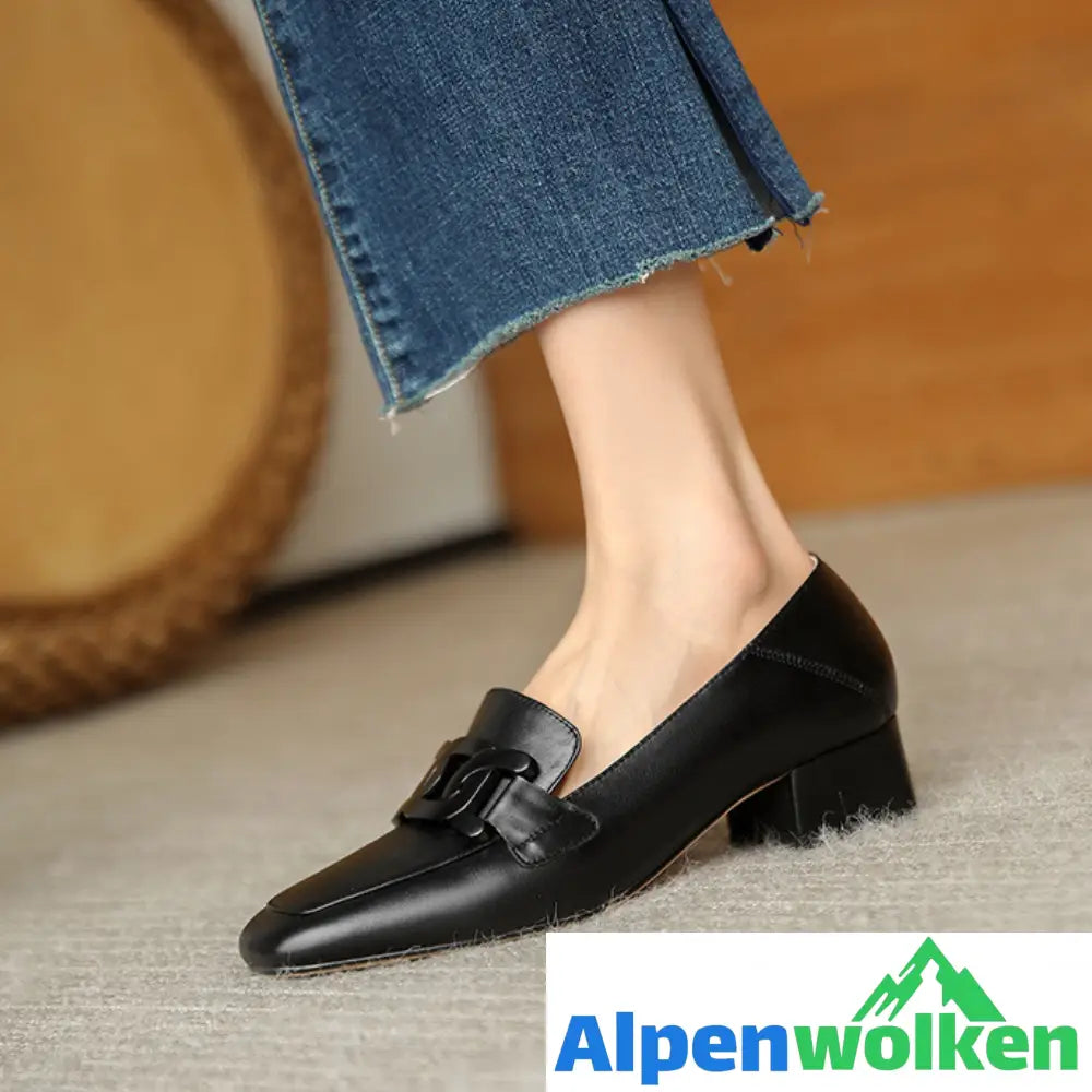 Alpenwolken - Orthopädischer Slipper aus Leder - Komfortabel und stilvoll