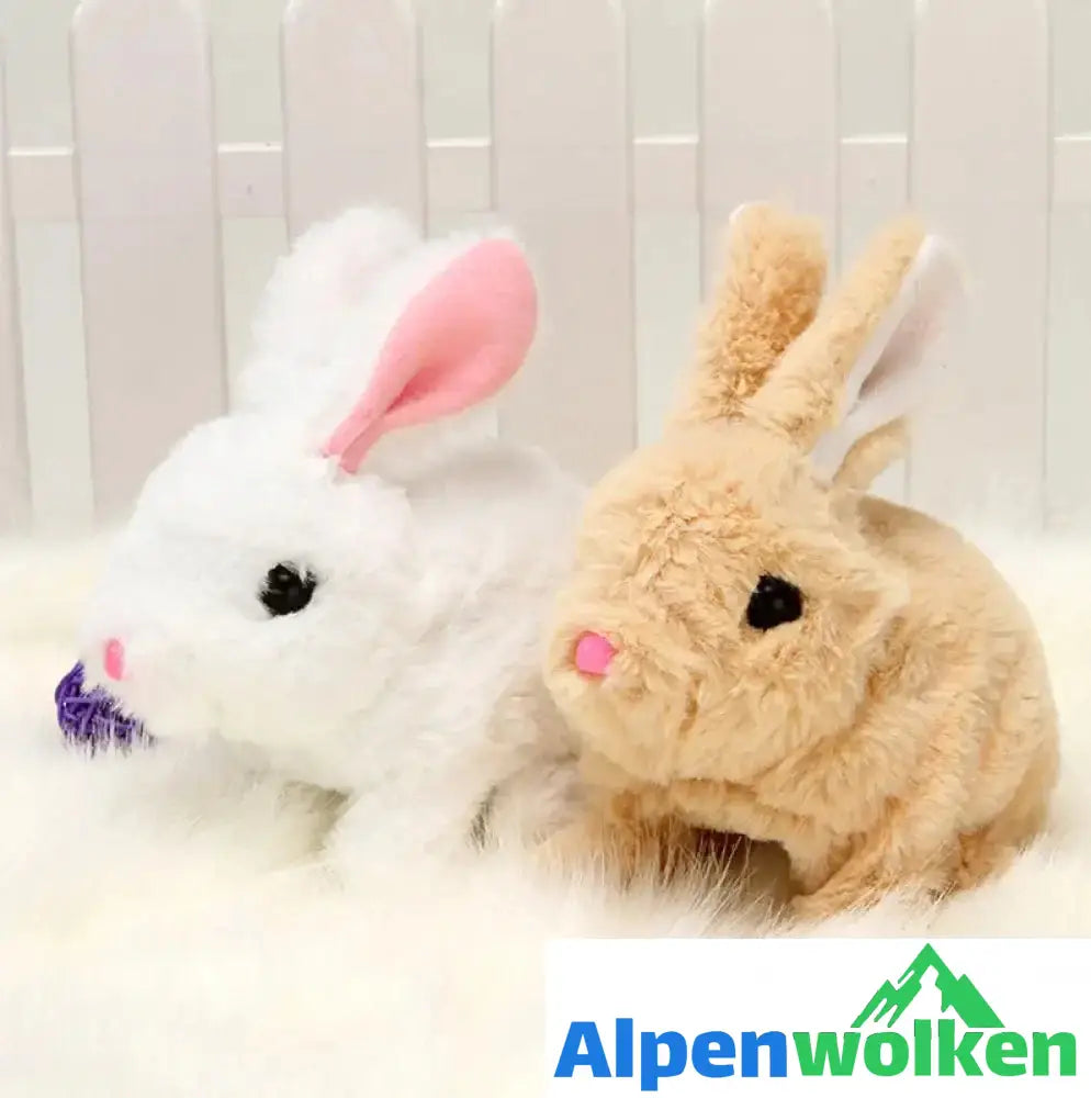 Alpenwolken - Osterhase 🐰Pädagogisches interaktives Spielzeug kann laufen und sprechen Elektronisches Kaninchenspielzeug