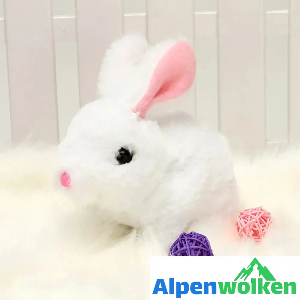 Alpenwolken - Osterhase 🐰Pädagogisches interaktives Spielzeug kann laufen und sprechen Elektronisches Kaninchenspielzeug