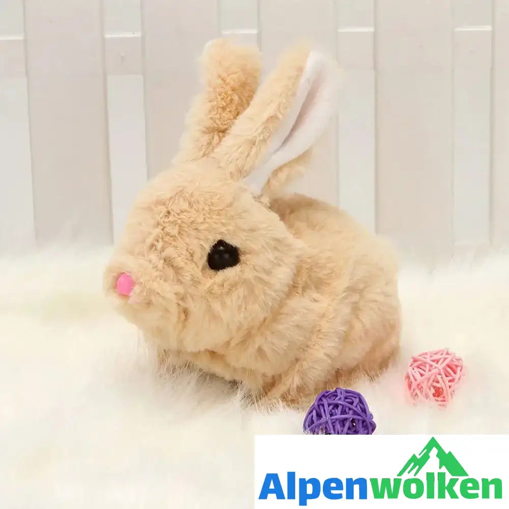 Alpenwolken - Osterhase 🐰Pädagogisches interaktives Spielzeug kann laufen und sprechen Elektronisches Kaninchenspielzeug