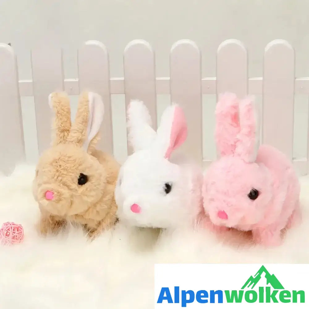 Alpenwolken - Osterhase 🐰Pädagogisches interaktives Spielzeug kann laufen und sprechen Elektronisches Kaninchenspielzeug