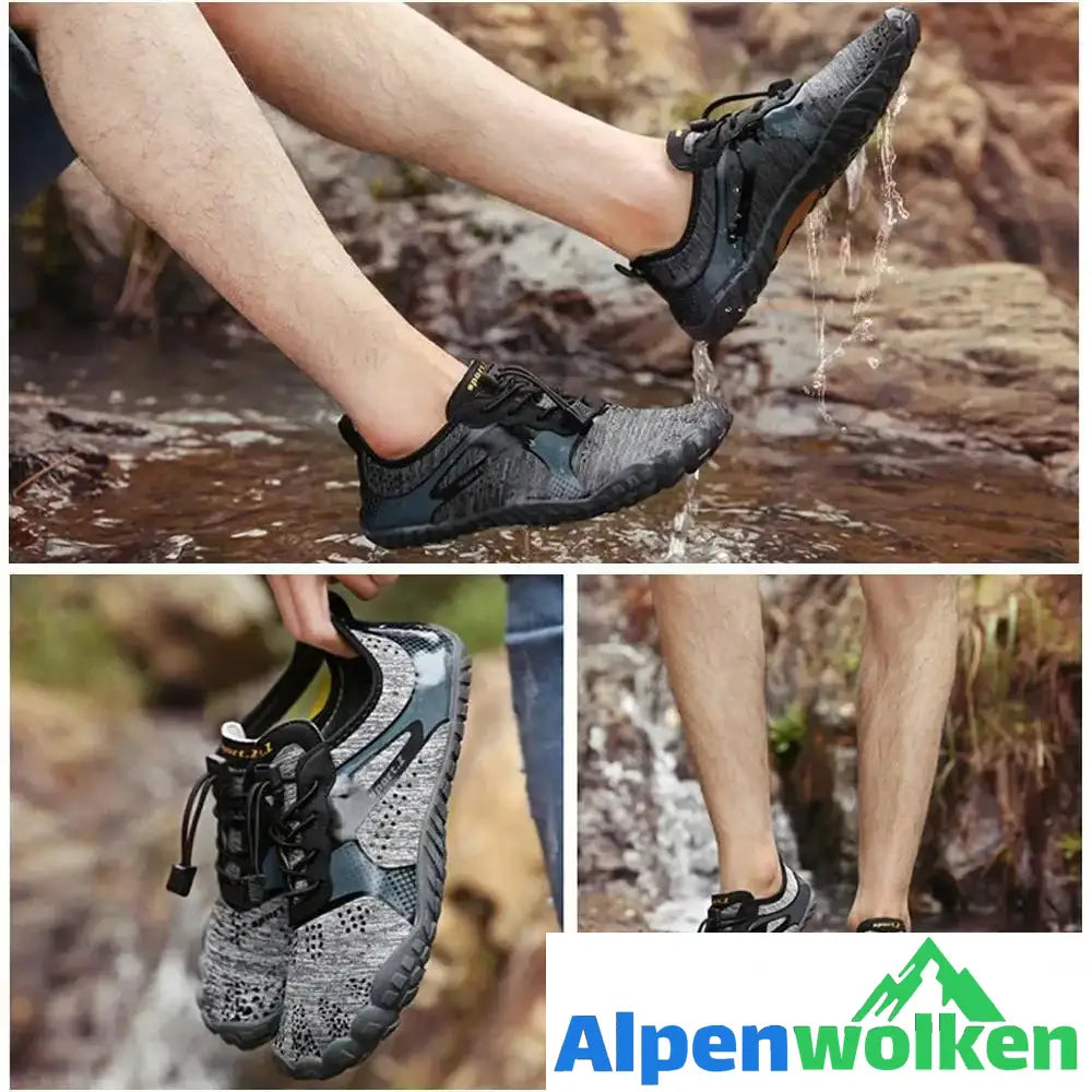 Alpenwolken - Outdoor Schnell Trocknende Wasser Schuhe, Unisex Hellgrau