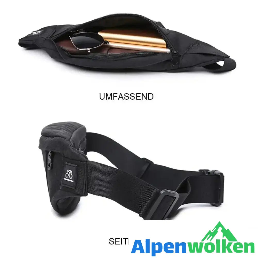 Alpenwolken - Outdoor-Sport-Brusttasche für Herren