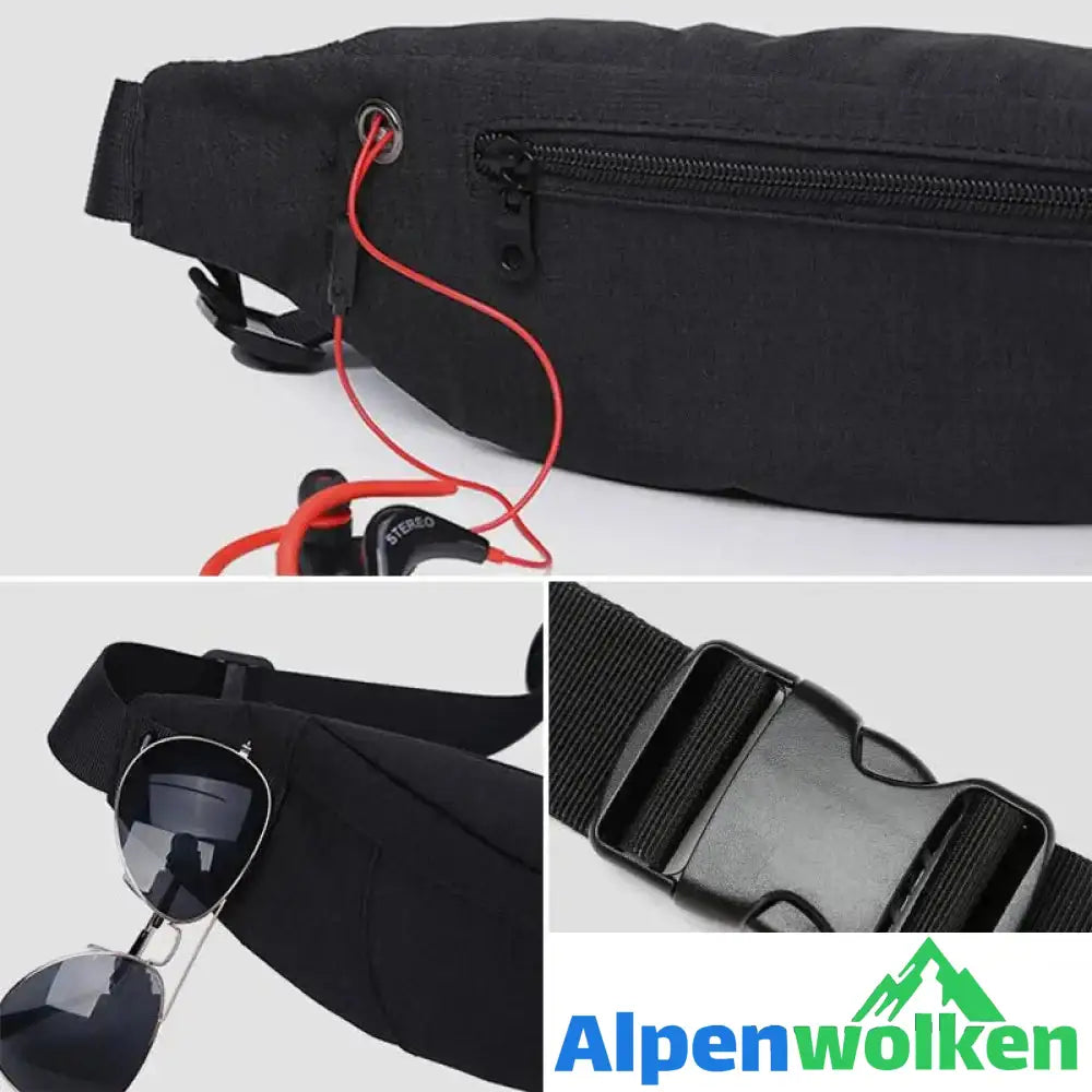 Alpenwolken - Outdoor-Sport-Brusttasche für Herren