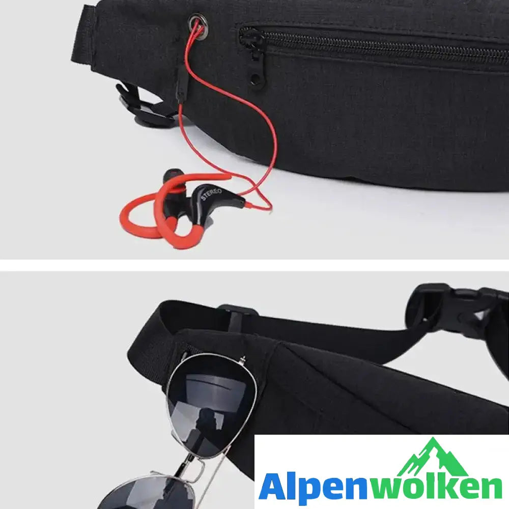 Alpenwolken - Outdoor-Sport-Brusttasche für Herren