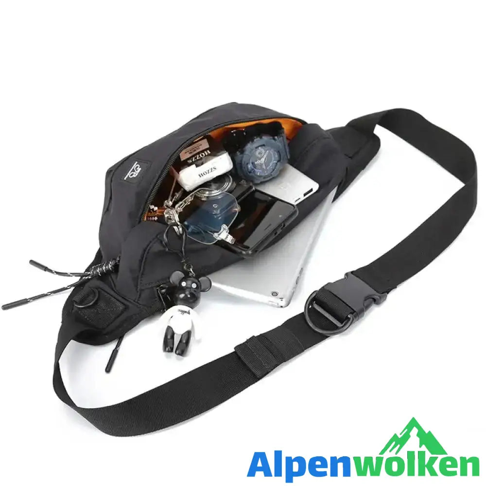 Alpenwolken - Outdoor-Sport-Brusttasche für Herren