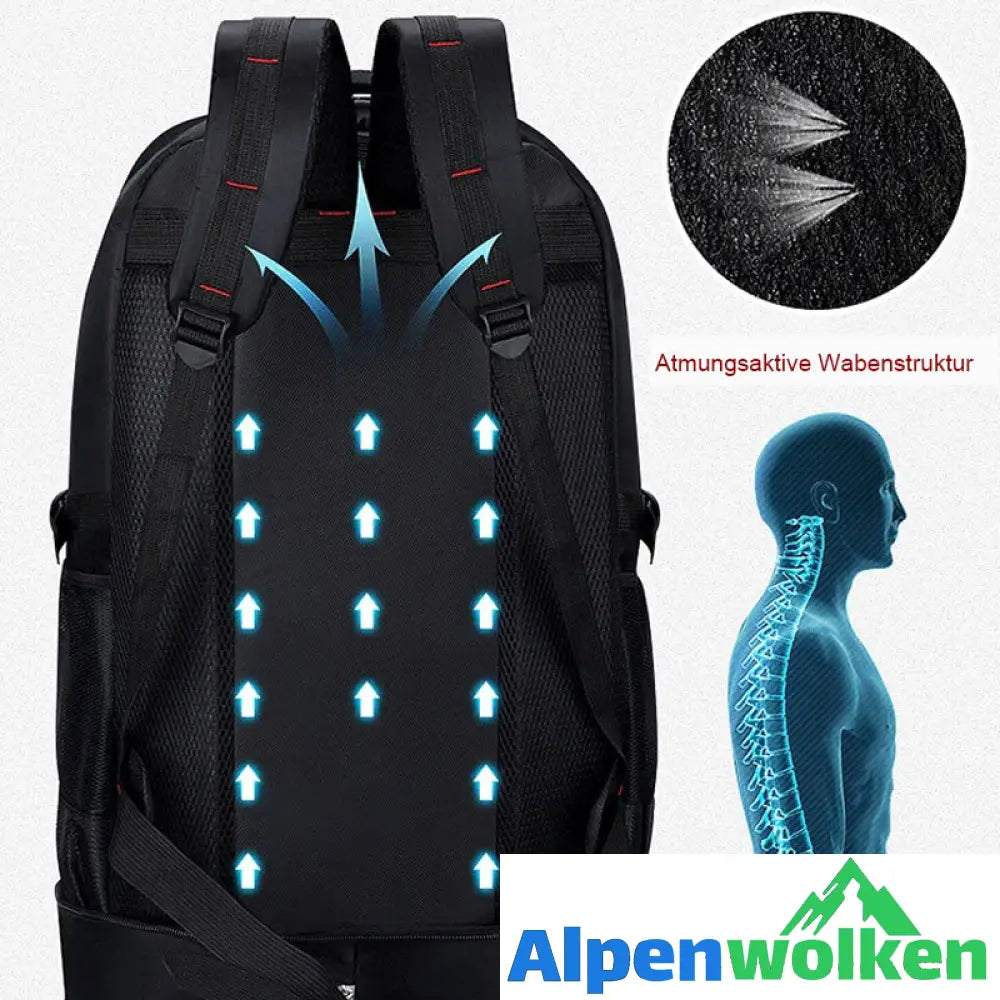 Alpenwolken - 😎Outdoor-Sport-Reiserucksack für Bergsteigen😎