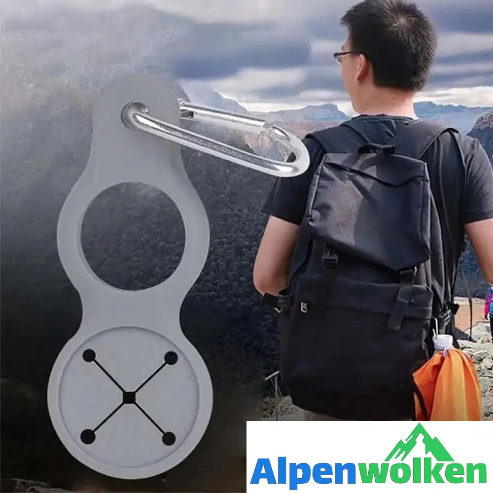 Alpenwolken - Outdoor Wasserflasche Karabiner im Freien