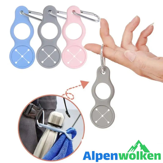 Alpenwolken - Outdoor Wasserflasche Karabiner im Freien