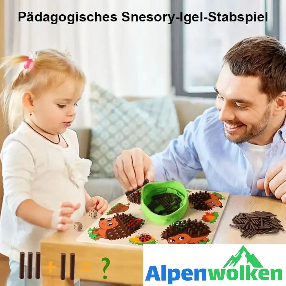 Alpenwolken - Pädagogisches sensorisches Igel-Stabspiel