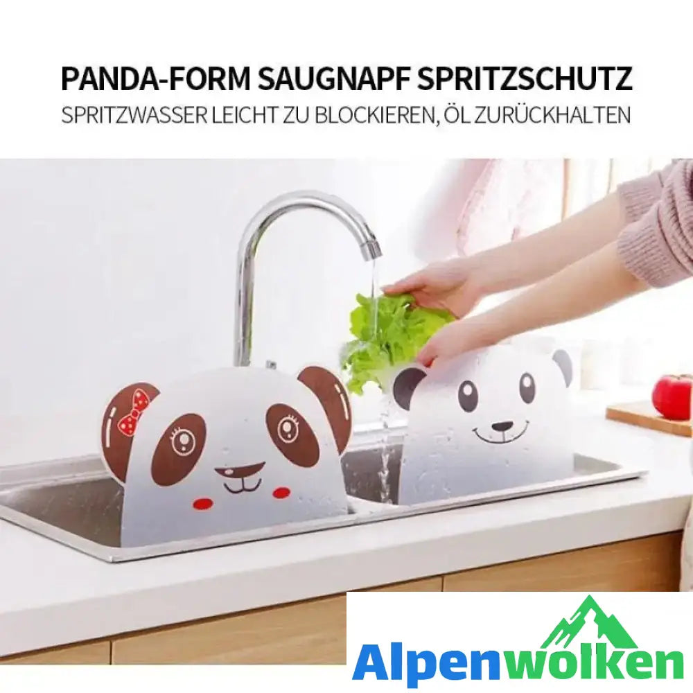 Alpenwolken - Panda Splash Guard Küchenspüle Spritzschutz