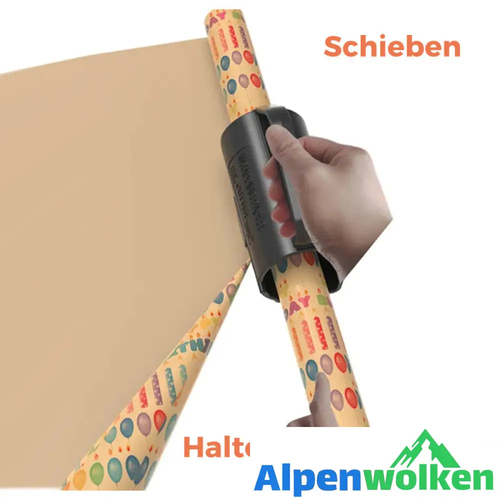 Alpenwolken - Papierschneider mit abnehmbarem Griff